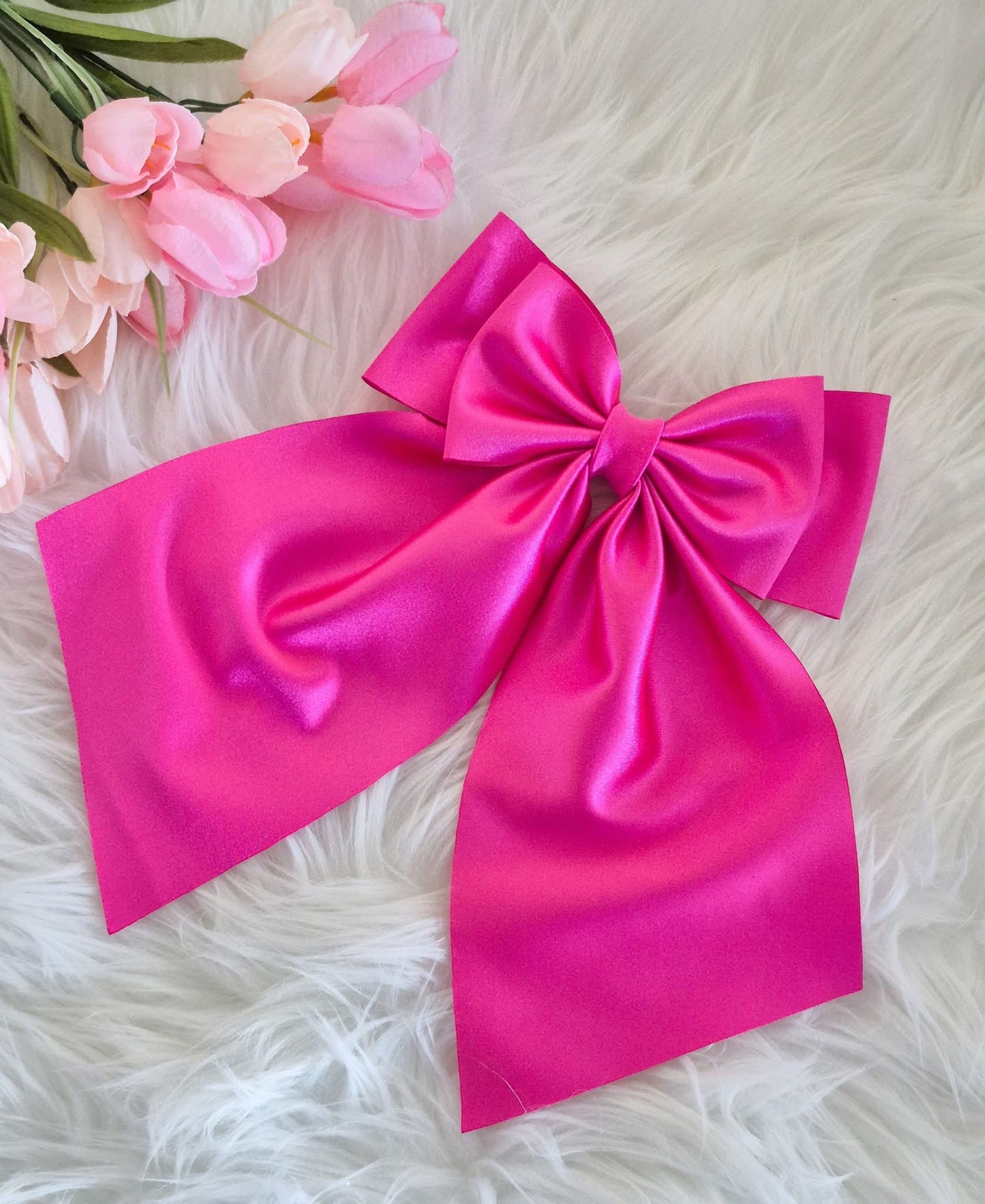 Satin Coquette Bows - Pink Tones