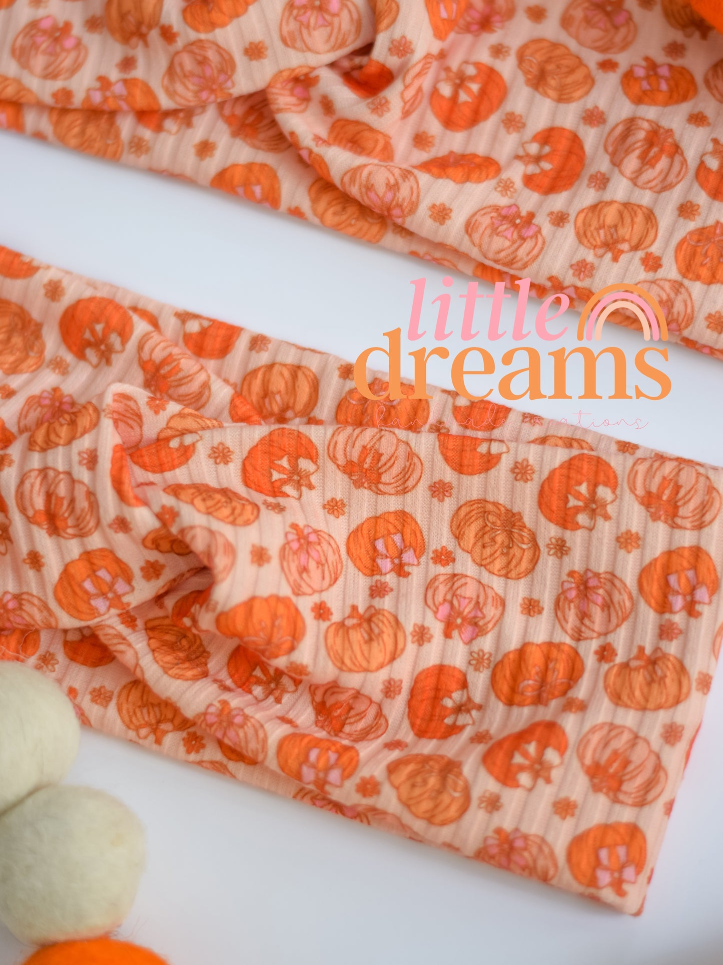 Coquette Pumpkins Twisted Head Wraps - Adult