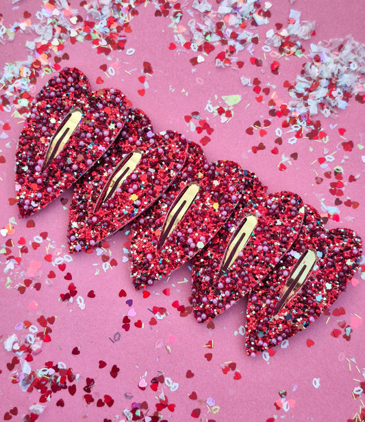 Heart Snap Clip - Queen of Hearts