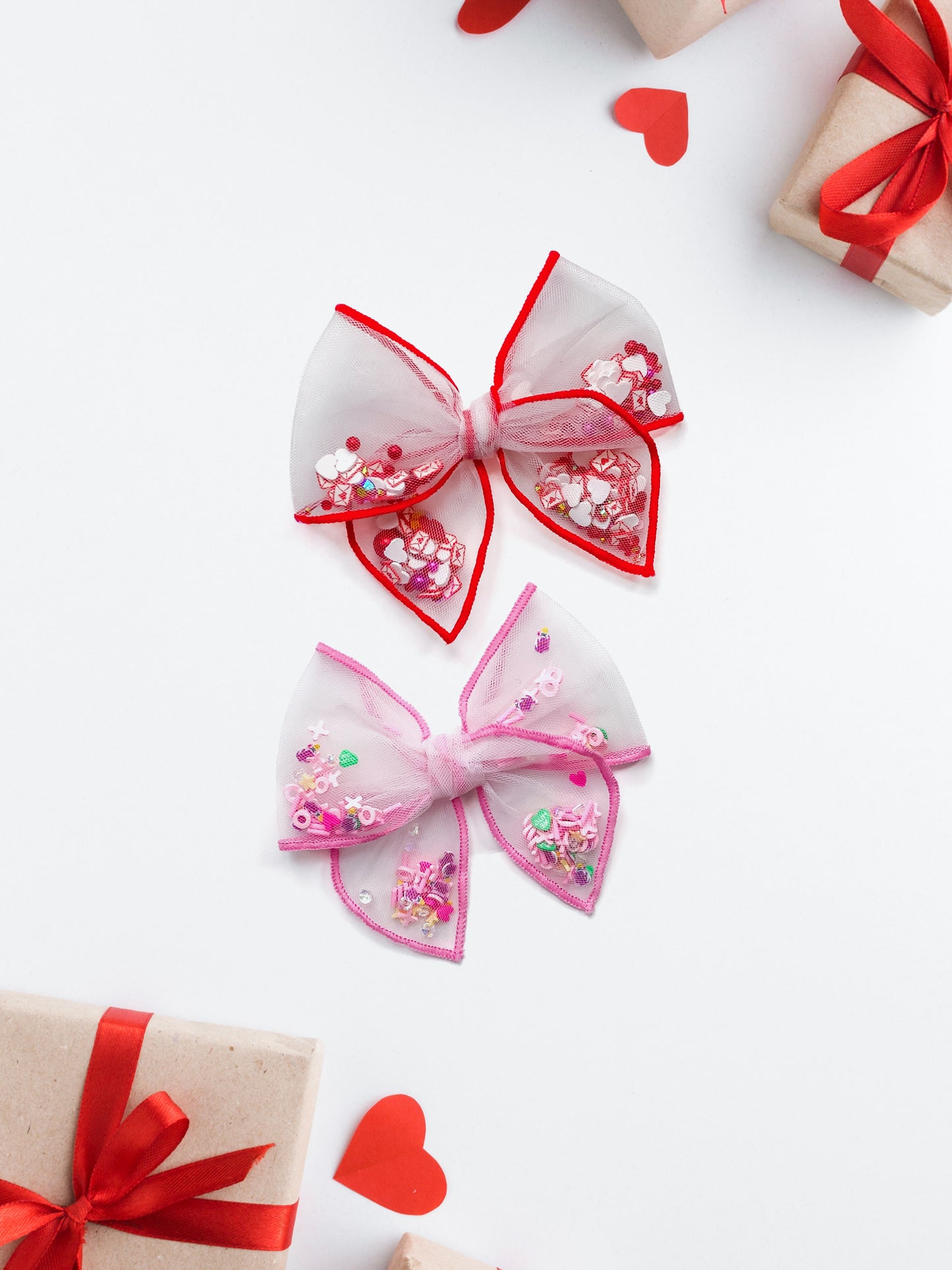 Valentines Shaker Bows