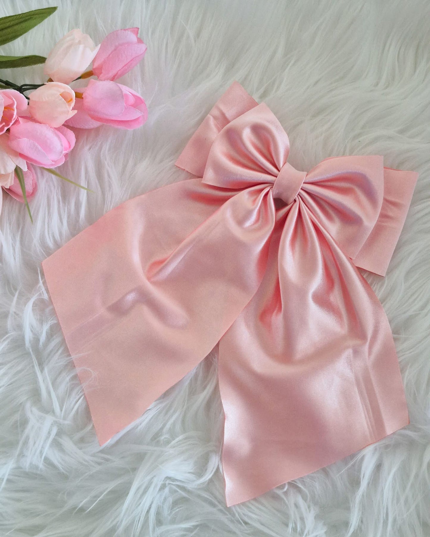 Satin Coquette Bows - Pink Tones