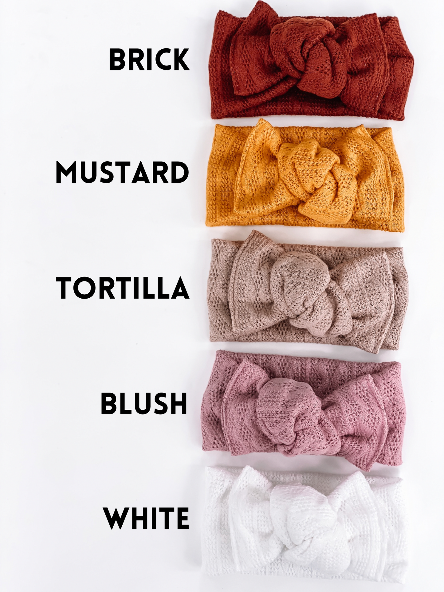 Cable Knit Sweater Chunky Knot Head Wraps