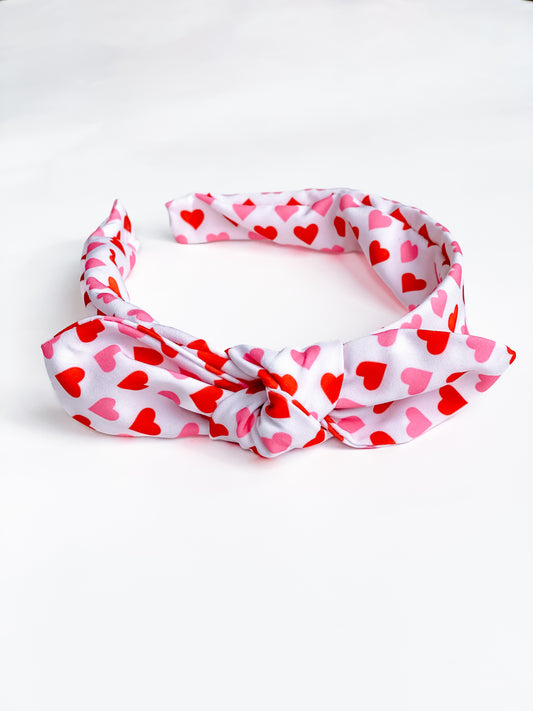 Valentines Bunny Ears Headband