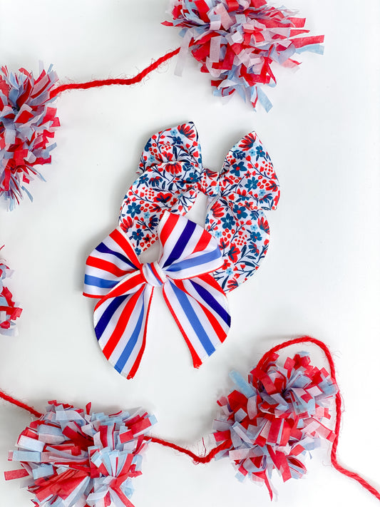Stripes or Floral Fable Bows
