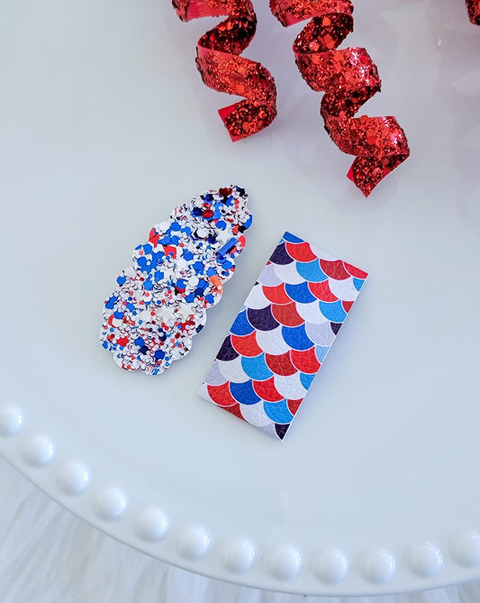 All American Mermaid Snap Clips Set - 2 pack
