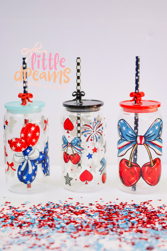 Patriotic Glass Cups