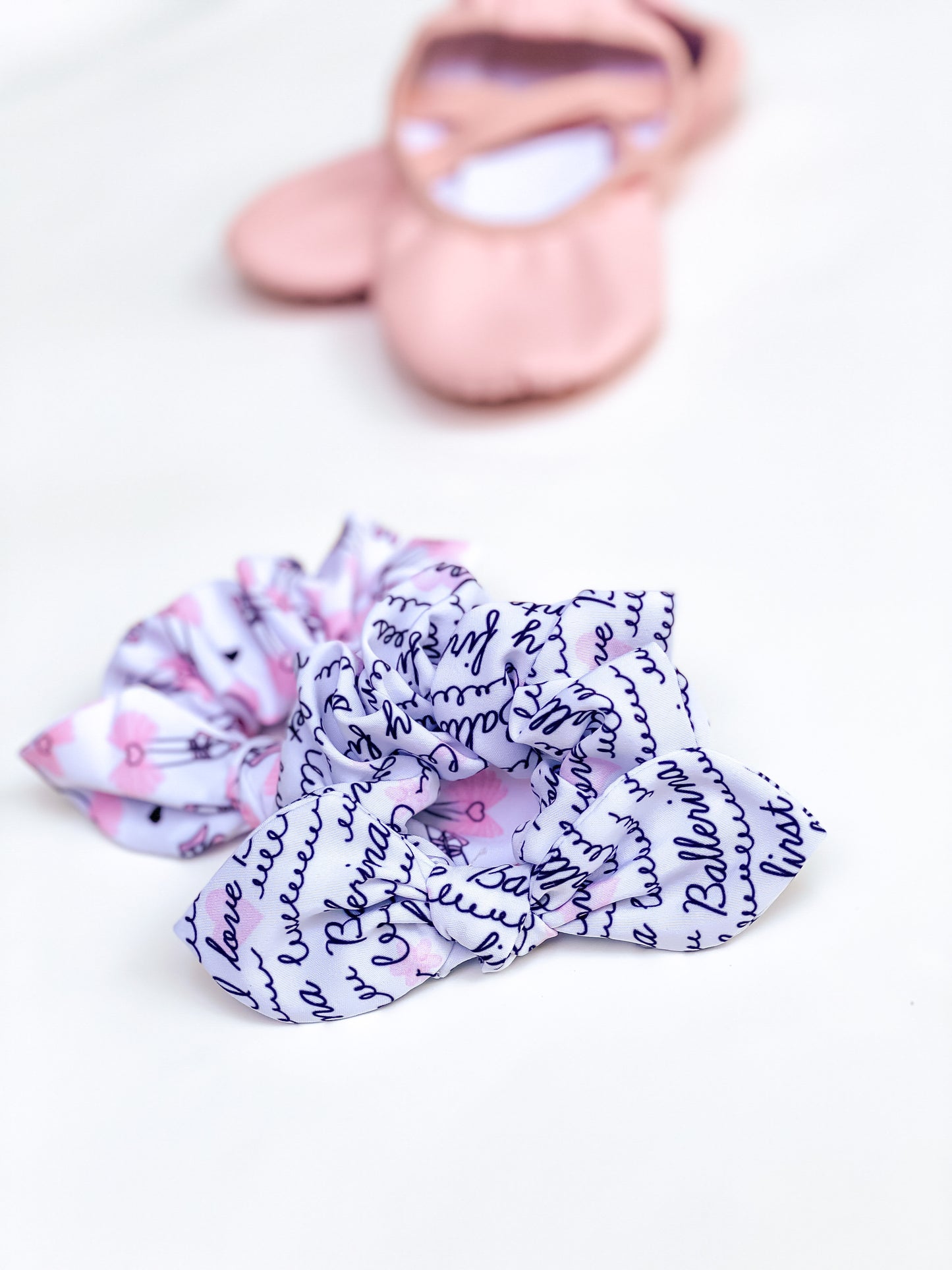 Ballerina Bow Scrunchie