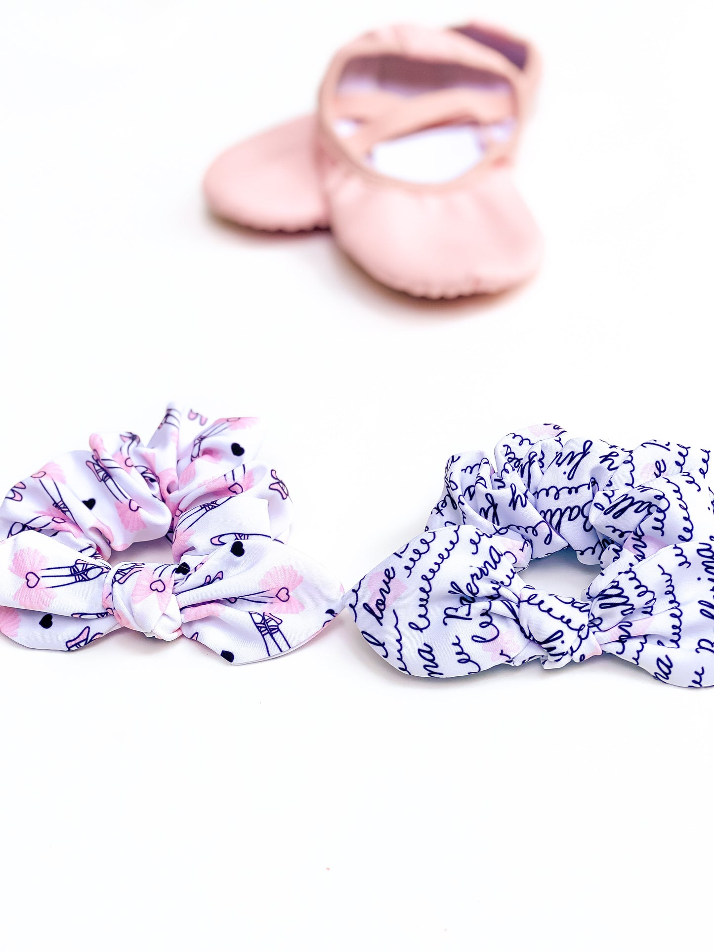 Ballerina Bow Scrunchie