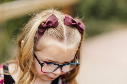 Anastasia Faux Leather Bow