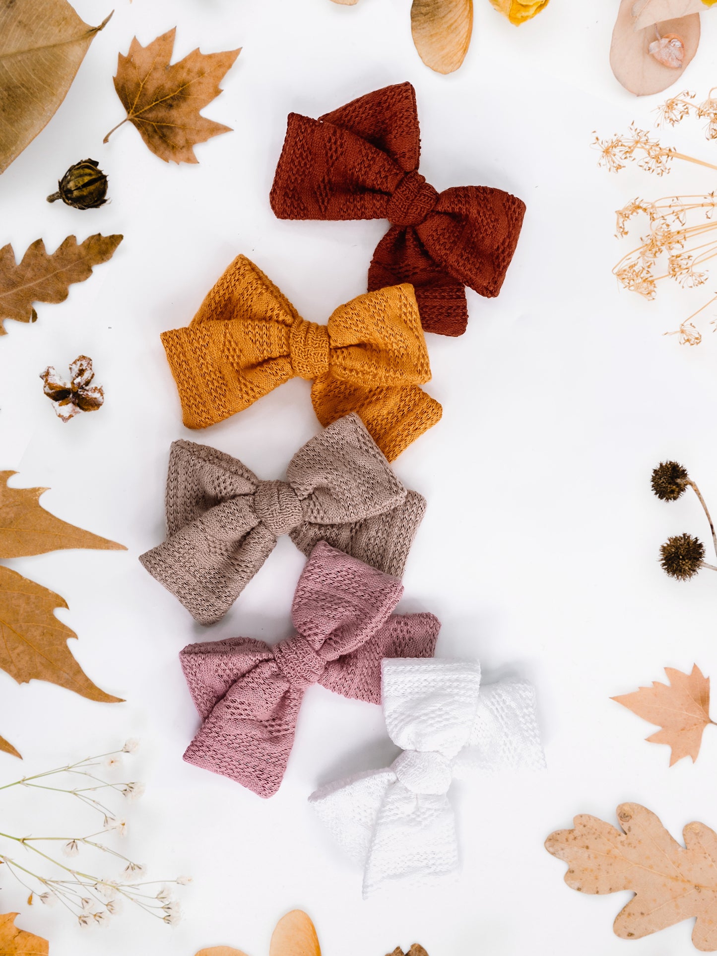 Cable Knit Sweater Schoolgirl Bows