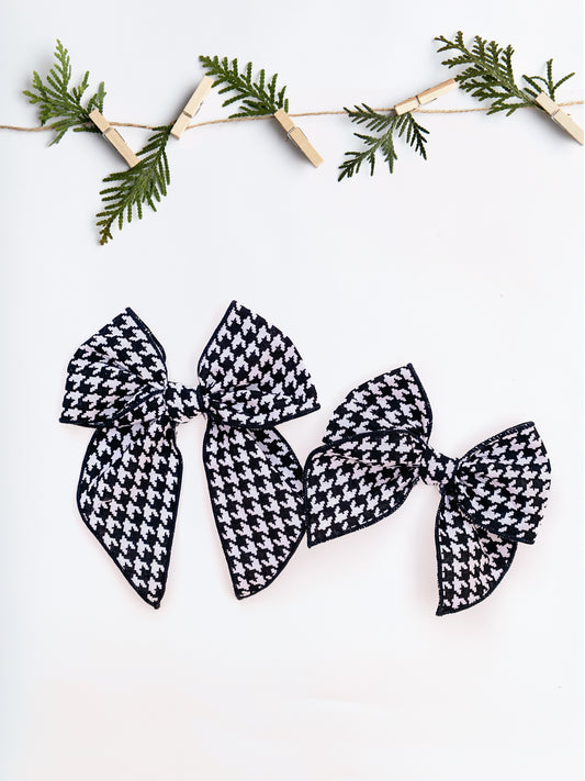 Houndstooth Fable Bows