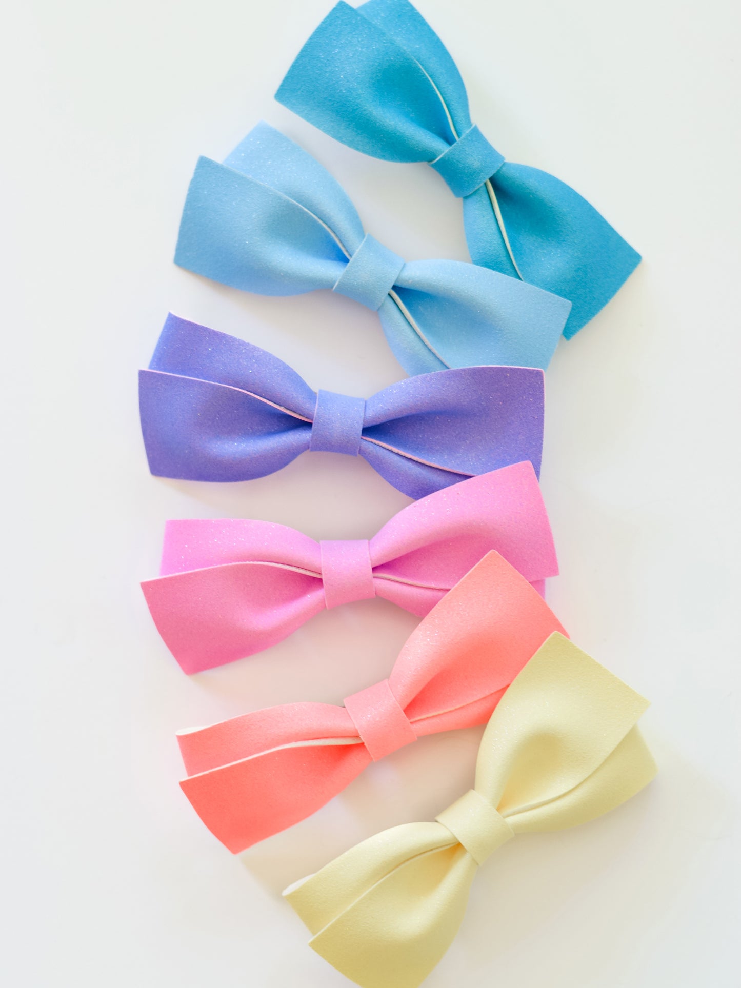 Anastasia Neon Faux Leather Bows