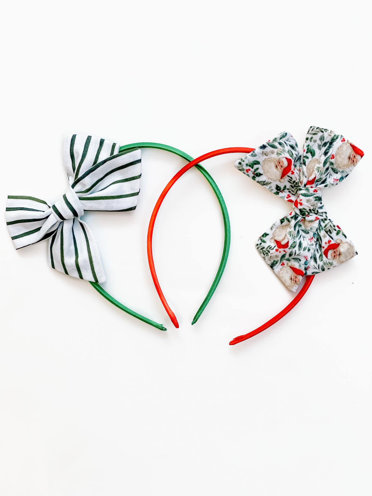 Holly Jolly Cotton Schoolgirl Bows