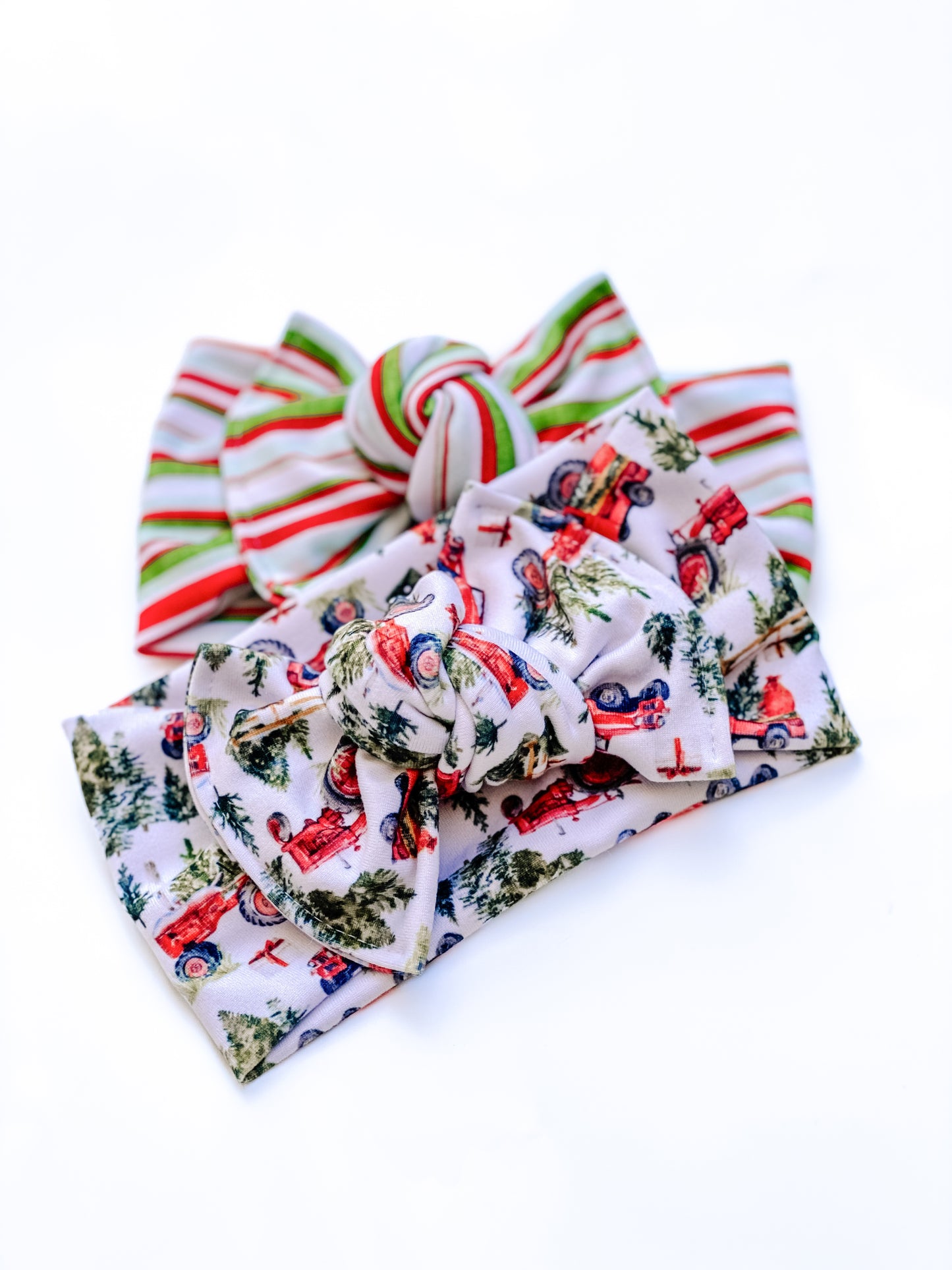 Holly Jolly Chunky Knot Head Wraps