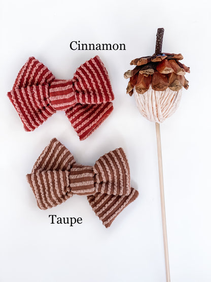 Waved Rib Schoolgirl Bows