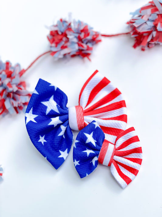 Stars and Stripes Bows