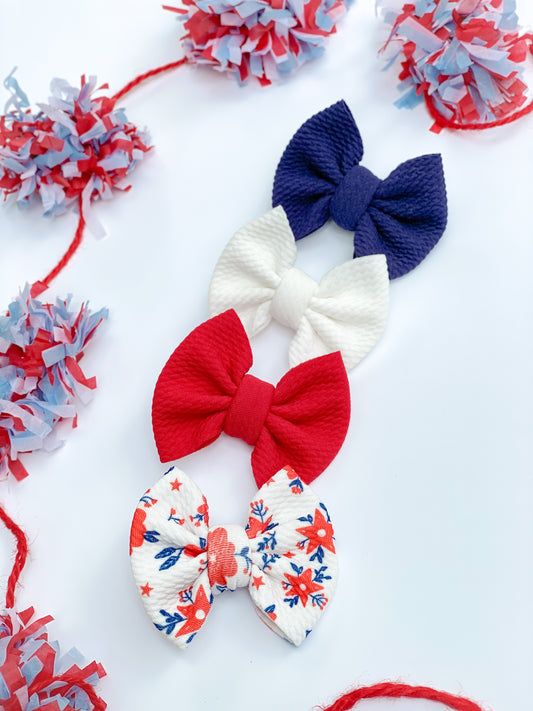 Patriotic 3" Bows