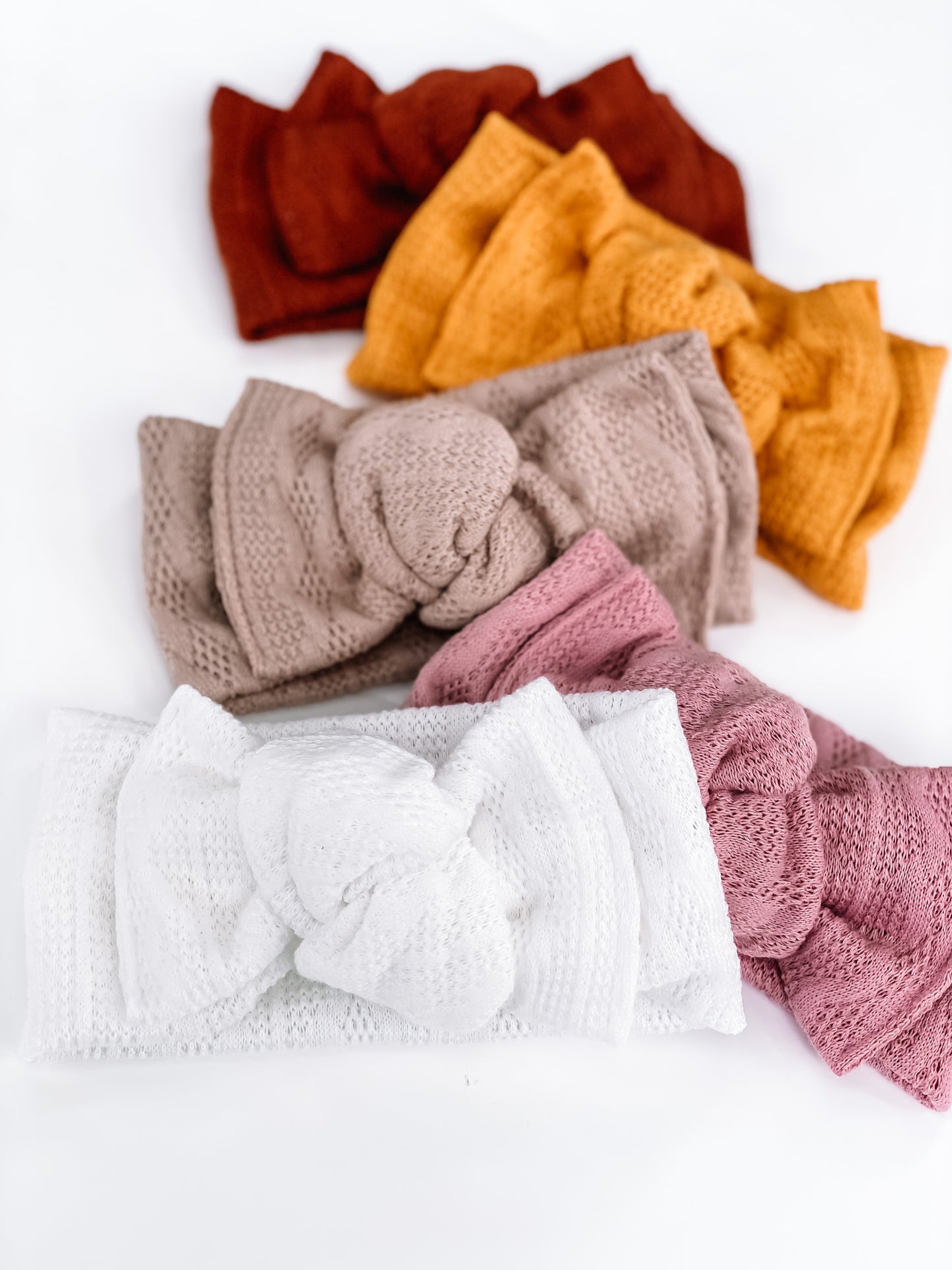 Cable Knit Sweater Chunky Knot Head Wraps