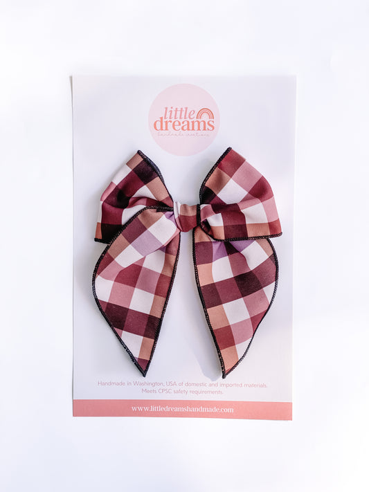 Autumn Plaid Fable Bows