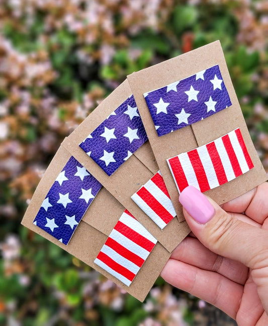 Stars & Stripes Snap Clips Set - 2 pack