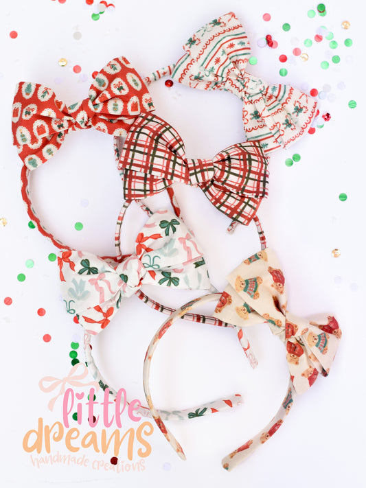 Christmas Cotton Sofia Headbands