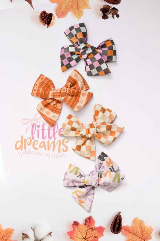 Autumn Fair Schoolgirl Bows