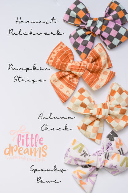 Autumn Fair Schoolgirl Bows