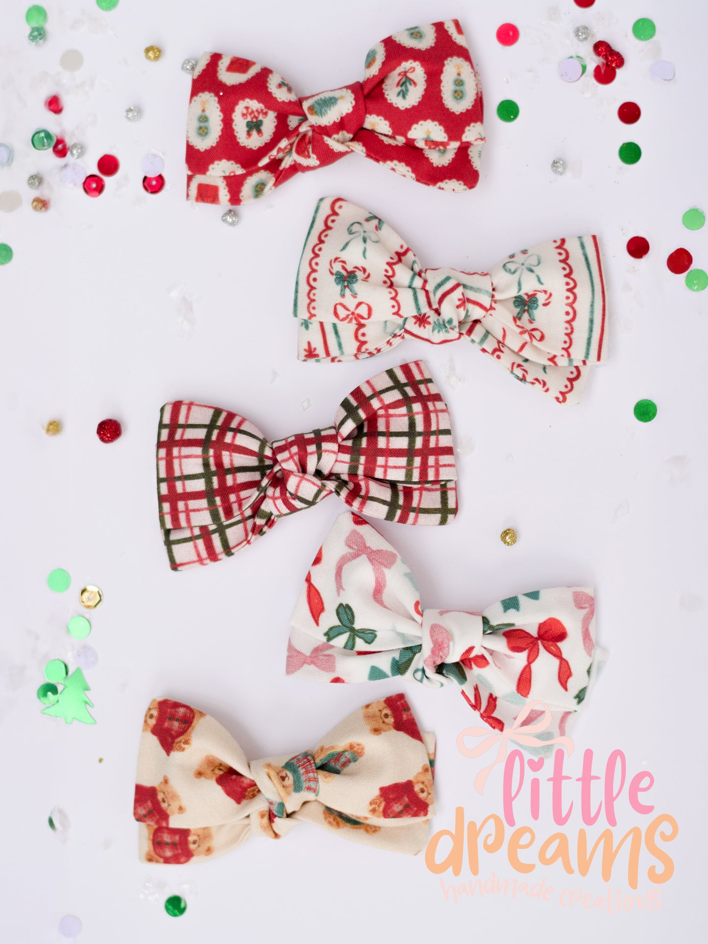 Christmas Cotton Sofia Bows